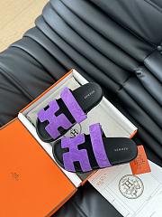 Hermes Chypre Purple Suede - 2