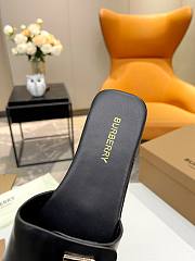 Burberry Black Slides - 5