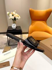 Burberry Black Slides - 3