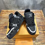 Louis Vuitton LV Trainer Damier Denim Black Sneaker - 4