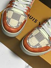 Louis Vuitton LV Trainer Orange Damier Sneaker - 2