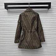 Fendi Blouson Brown FF Canvas Jacket - 5
