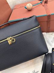 Loro Piana Extra Poket L27 Black 27x16x10cm - 2