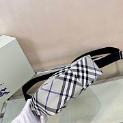 Burberry Check Crossbody Bag Lichen 25x12x18cm - 5