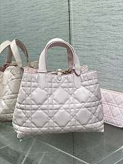 Dior Medium Toujours Bag Pale Pink 28.5x19x21cm - 3