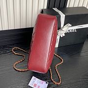 Chanel Camera Case Burgundy Bag 24cm - 5