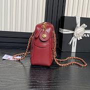 Chanel Camera Case Burgundy Bag 24cm - 2