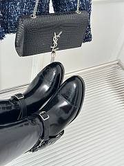 Gucci Black Honey Knee High Boots - 5