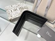 Dior Wallet Black Oblique 11.5x9.5cm - 2