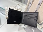 Dior Wallet Black Oblique 11.5x9.5cm - 4
