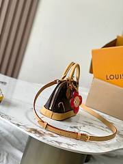Louis Vuitton LV Nano Alma Candy Red 18x12x8cm  - 2
