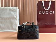 Gucci GG Emblem Super Mini Bag Black 20x12x6cm - 6