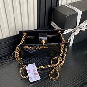 Chanel Small shopping Bag Lambskin Black 21x16x7cm - 2