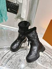 Louis Vuitton LV Ruby Flat Ankle Boot Black  - 1