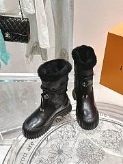 Louis Vuitton LV Ruby Flat Ankle Boot Black  - 2