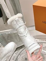 Louis Vuitton LV Ruby Flat Ankle Boot White - 5