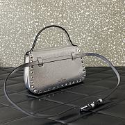 Valentino Garavani Bag Rockstud Silver 22x15x9cm - 4