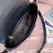 Miu Miu Penny Gold Coin Bag Black 23x13.5x5cm - 6