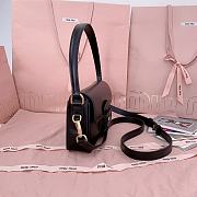 Miu Miu Penny Gold Coin Bag Black 23x13.5x5cm - 5