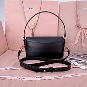 Miu Miu Penny Gold Coin Bag Black 23x13.5x5cm - 4
