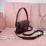 Miu Miu Penny Gold Coin Bag Red Wine 23x13.5x5cm - 4