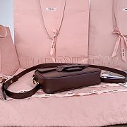 Miu Miu Penny Gold Coin Bag Red Wine 23x13.5x5cm - 2