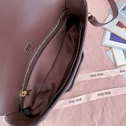 Miu Miu Penny Gold Coin Bag Red Wine 23x13.5x5cm - 3
