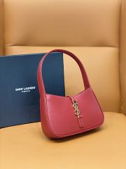 YSL Mini Le 5 A 7 Bag Red 19x11.5x4.5cm - 3