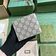 Gucci Interior GG Bi-fold Wallet Blue 11x9cm - 3