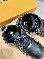 Louis Vuitton LV Checker Combat Black Boot  - 2