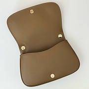 Gucci Blondie Medium Top Handle Bag Brown Suede 32x17x10cm - 6