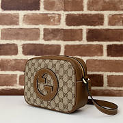 Gucci Blondie Mini Shoulder Bag Beige Brown 21x15.5x8cm - 4