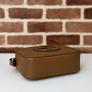 Gucci Blondie Mini Shoulder Bag Brown 21x15.5x8cm - 5