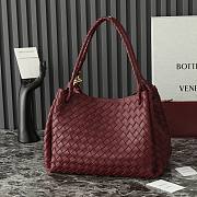 Bottega Veneta Medium Andiamo Parachute Tote Red Wine 30x26x20cm - 5