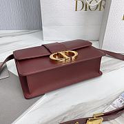 Dior 30 Montaigne Bag Red Wine 24x17x8cm - 4