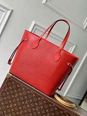 Louis Vuitton LV Neverfull MM Red Epi 31x28x14cm - 1