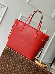 Louis Vuitton LV Neverfull MM Red Epi 31x28x14cm - 5