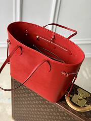 Louis Vuitton LV Neverfull MM Red Epi 31x28x14cm - 3