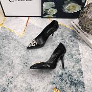 Dolce & Gabbana DG Black Patent Heel 10cm - 3