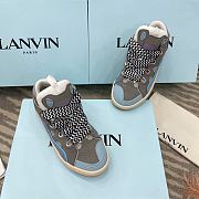 Lanvin Curb Sneaker Grey Blue - 4