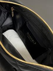 Chanel Bowling Bag Black Velvet 32x20x12cm - 6
