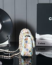 Chanel 24A Flap Bag Multicolor Sequins 20x10x7cm - 5