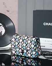 Chanel 24A Flap Bag Sequins 20x10x7cm - 2