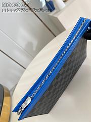 Louis Vuitton LV Pochette Voyage MM Indigo Blue 27x21x6cm - 5