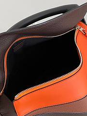 Loewe Puzzle Leather Messenger Bag Brown 35x17x24cm - 6