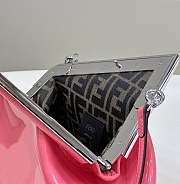 Fendi First Bag Pink Patent Small 26x9.5x18cm - 5