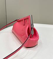 Fendi First Bag Pink Patent Small 26x9.5x18cm - 2
