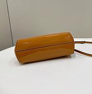 Fendi First Bag Brown Patent Small 26x9.5x18cm - 4