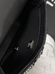 Chanel 24K Flap Bag Black Sequins 20cm - 5