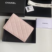 Chanel Passport Holder Pink Caviar Gold 14.5x10.5x2cm - 3